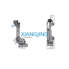 L'axe 6 a utilisé le bras de robot de Yaskawa avec la charge utile de pince pour le robot 180kg industriel