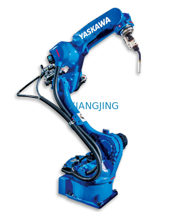 Bras industriel utilisé de robot de soudure à l'arc électrique de 6 axes de Yaskawa avec le chalumeau de MIG